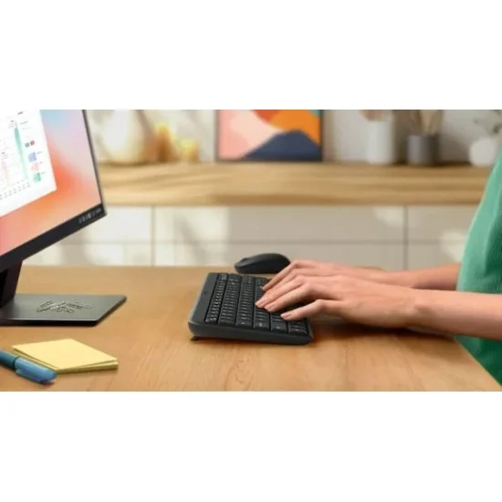 Logitech MK250 Wireless/Bluetooth Keyboard &Mouse -Arb/Eng